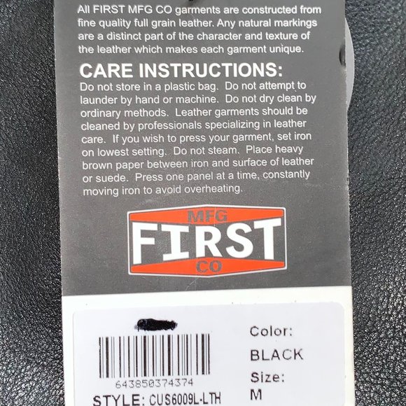 Black Leather Vest for Men - Picture 14 of 16